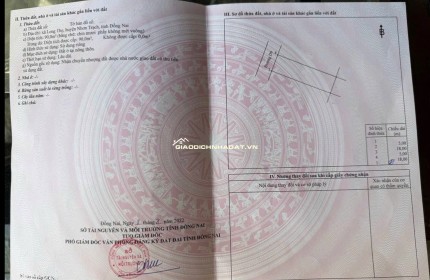 Chính chủ bán nhanh nền đất mặt tiền đường D9 - Huỳnh Thúc Kháng Nhơn Trạch.
